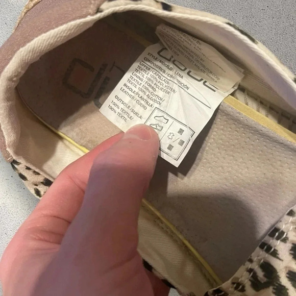 Hey Dude Lena Shoes Leopard Animal Print US 9 Slip On Casual Flats - Picture 11 of 11